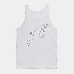 Line art Magic hand Tank Top